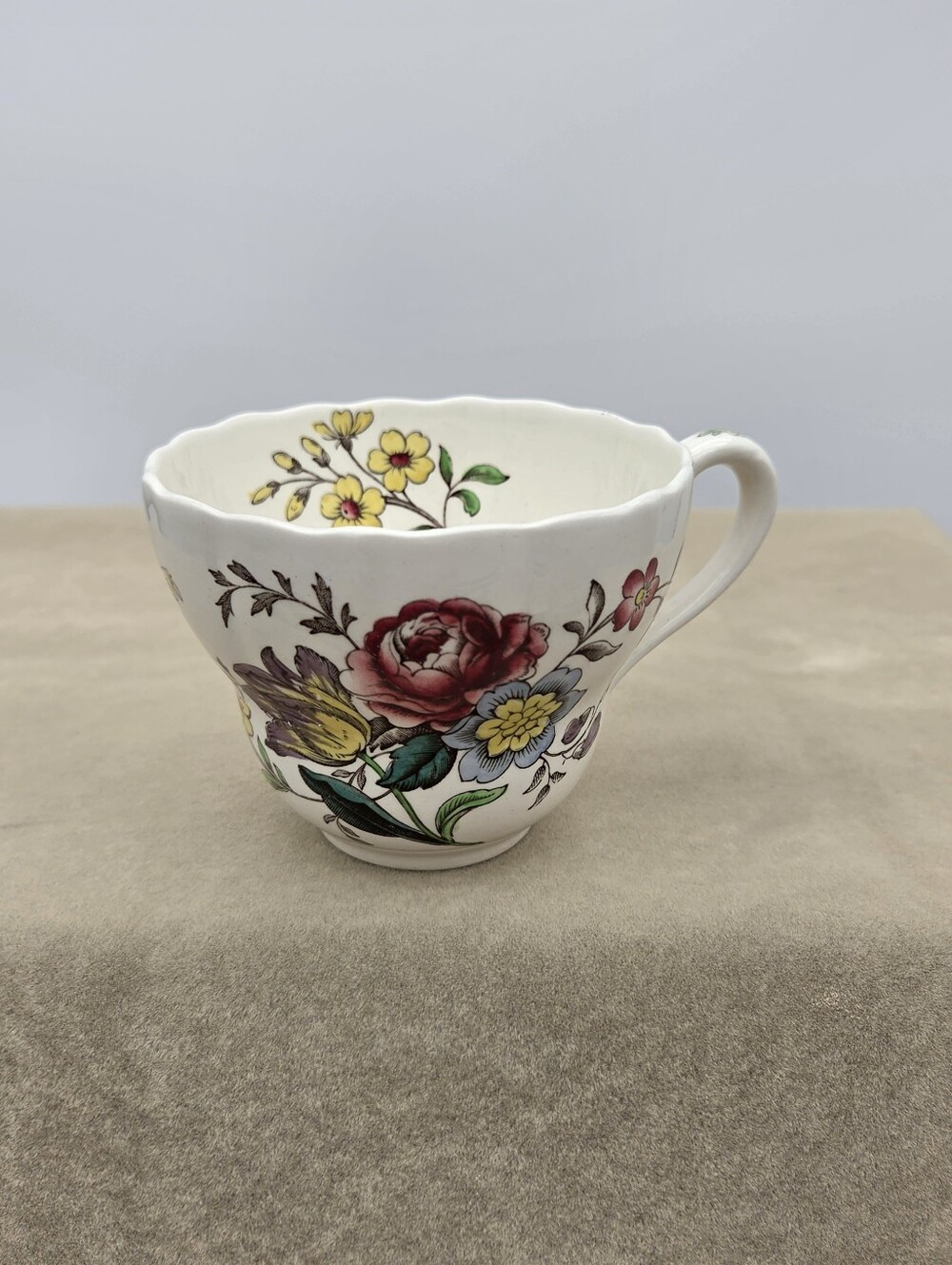 Vintage Spode Copeland Teacup Floral Pattern